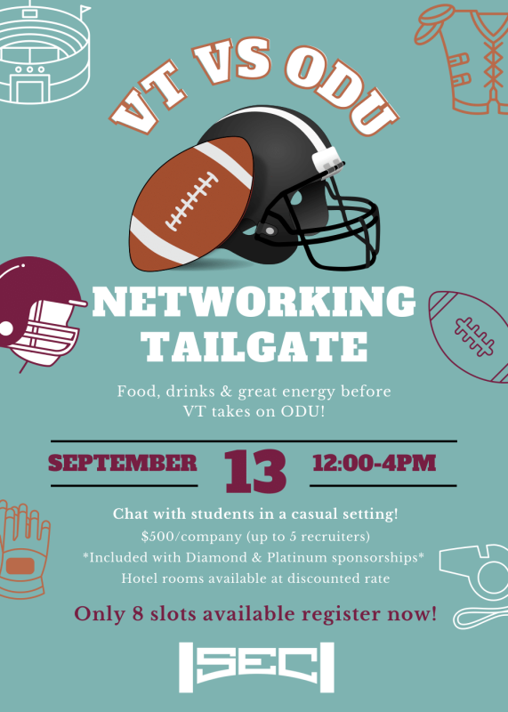 September 13th, 2025 Tailgate Flyer